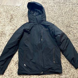 Columbia Gate Racer Soft Shell Fleece Lined Coat w/ removable hood Men's Medium